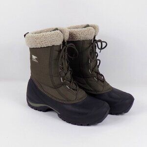 Sorel Cumberland Boots Size 9 Dark Tundra Waterproof Insulated